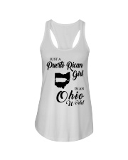 PUERTO RICAN GIRL IN OHIO Ladies Flowy Tank tile