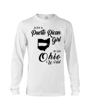 PUERTO RICAN GIRL IN OHIO Long Sleeve Tee tile