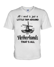 A Little Trip Around Netherlands V-Neck T-Shirt tile