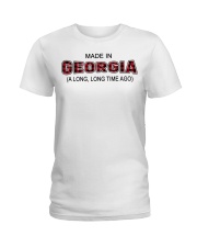 Made In Georgia A Long Long Time Ago Ladies T-Shirt tile