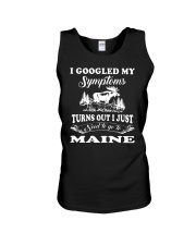 Google My Symptoms - Go To Maine Unisex Tank tile