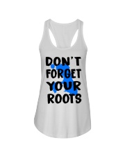 Chicago Map Don't Forget Your Roots Ladies Flowy Tank tile