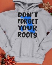 Chicago Map Don't Forget Your Roots Hooded Sweatshirt apparel-hooded-sweatshirt-lifestyle-front-65