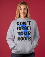 Chicago Map Don't Forget Your Roots Hooded Sweatshirt apparel-hooded-sweatshirt-lifestyle-front-86