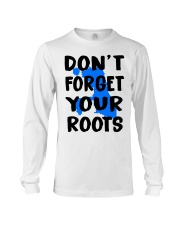 Chicago Map Don't Forget Your Roots Long Sleeve Tee tile