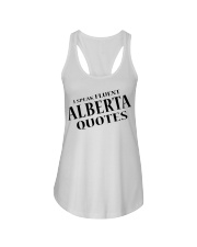 I Speak Fluent Alberta Quotes Ladies Flowy Tank tile