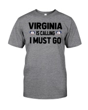 Virginia Is Calling Classic T-Shirt front