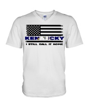 Flag Kentucky- Call It Home V-Neck T-Shirt tile
