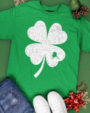 Alaska Map - Four Leaf Clover Classic T-Shirt apparel-classic-tshirt-lifestyle-back-69