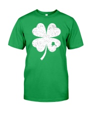 Alaska Map - Four Leaf Clover Classic T-Shirt front
