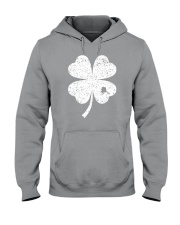 Alaska Map - Four Leaf Clover Hooded Sweatshirt tile