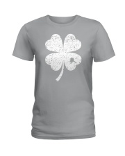Alaska Map - Four Leaf Clover Ladies T-Shirt tile