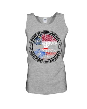 LIVING IN NORTH CAROLINA WITH PUERTO RICAN ROOTS Unisex Tank tile