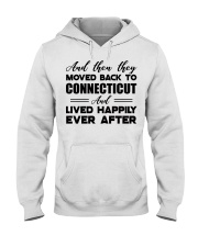 Moved back to Connecticut Hooded Sweatshirt front