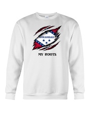 Flag Arkansas My Roots Crewneck Sweatshirt tile