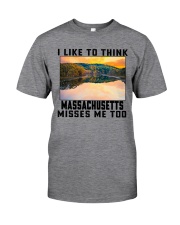 Massachusetts Misses Me Too Classic T-Shirt front