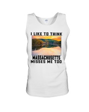 Massachusetts Misses Me Too Unisex Tank tile