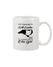 OHIO GIRL LIFE TOOK ME TO NORTH CAROLINA Mug tile
