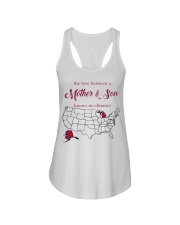 THE LOVE MOTHER AND SON MICHIGAN ALASKA Ladies Flowy Tank tile