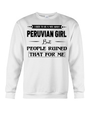Peruvian Girl - But People Ruined Crewneck Sweatshirt tile