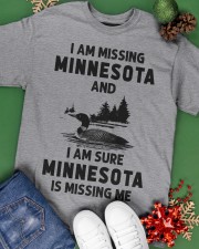Minnesota Is Missing Me Classic T-Shirt apparel-classic-tshirt-lifestyle-back-69
