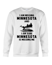 Minnesota Is Missing Me Crewneck Sweatshirt tile