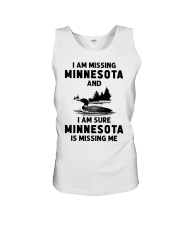 Minnesota Is Missing Me Unisex Tank tile