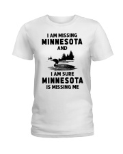 Minnesota Is Missing Me Ladies T-Shirt tile