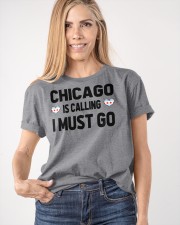 Chicago Is Calling Classic T-Shirt apparel-classic-tshirt-lifestyle-front-100