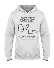 PUERTO RICO GEORGIA THE LOVE MOM AND SON Hooded Sweatshirt tile