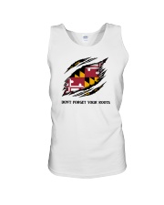 Don't Forget Your Roots - Maryland Unisex Tank tile