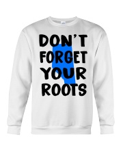 Alberta Map Don't Forget Your Roots Crewneck Sweatshirt tile