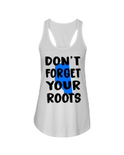 Alberta Map Don't Forget Your Roots Ladies Flowy Tank tile