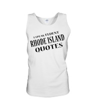 I Speak Fluent Rhode Island Quotes Unisex Tank tile