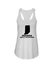 Indiana It's Not For Everyone Ladies Flowy Tank tile