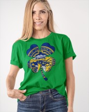 Flag Nebraska Four Leaf Clover Classic T-Shirt apparel-classic-tshirt-lifestyle-front-100