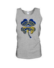 Flag Nebraska Four Leaf Clover Unisex Tank tile