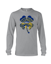 Flag Nebraska Four Leaf Clover Long Sleeve Tee tile
