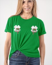 California Flag - Four Leaf Clover Classic T-Shirt apparel-classic-tshirt-lifestyle-front-101