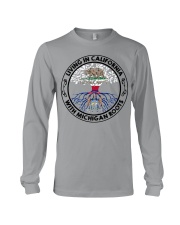 LIVING IN CALIFORNIA WITH MICHIGAN ROOTS Long Sleeve Tee tile