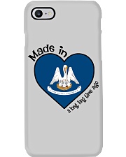 Heart made in Louisiana Phone Case tile
