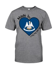 Heart made in Louisiana Classic T-Shirt front