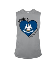 Heart made in Louisiana Sleeveless Tee tile