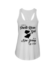 PUERTO RICAN GIRL IN JERSEY Ladies Flowy Tank tile