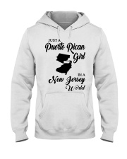 PUERTO RICAN GIRL IN JERSEY Hooded Sweatshirt tile