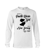 PUERTO RICAN GIRL IN JERSEY Long Sleeve Tee tile
