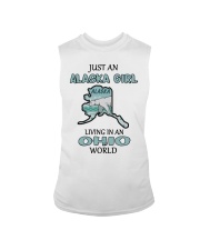 Alaska Girl Living In Ohio Sleeveless Tee tile