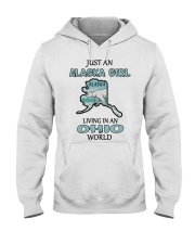Alaska Girl Living In Ohio Hooded Sweatshirt tile