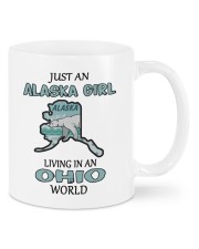 Alaska Girl Living In Ohio Mugs tile