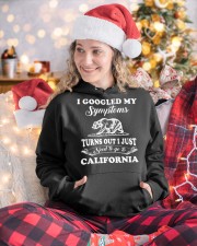 Google My Symptoms - Go To California Hooded Sweatshirt custom-hoodie-sweatshirt-lifestyle-front-210